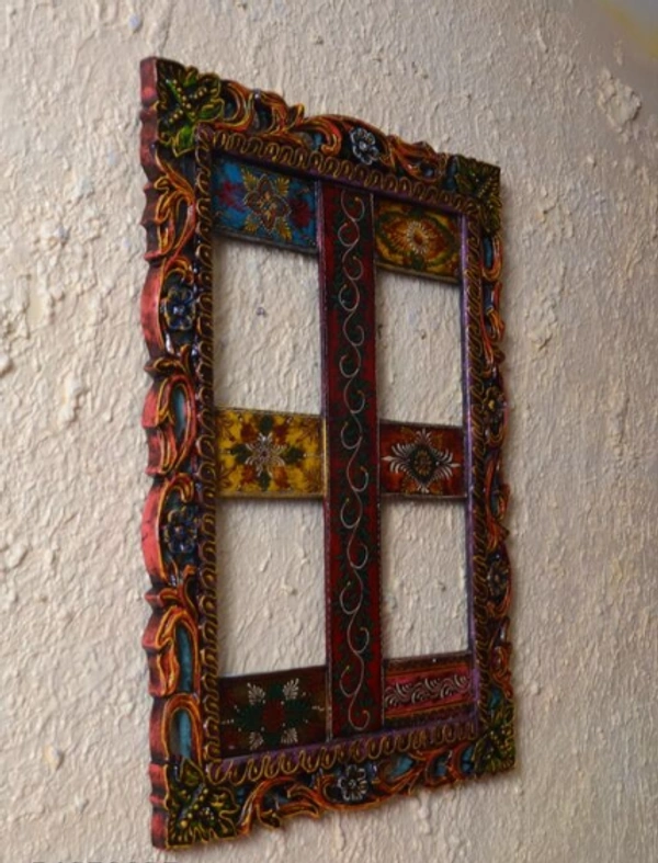 BK Exports Wooden  Hand Painted Wall Decor & Hanging For Home - Wooden, Pack of1